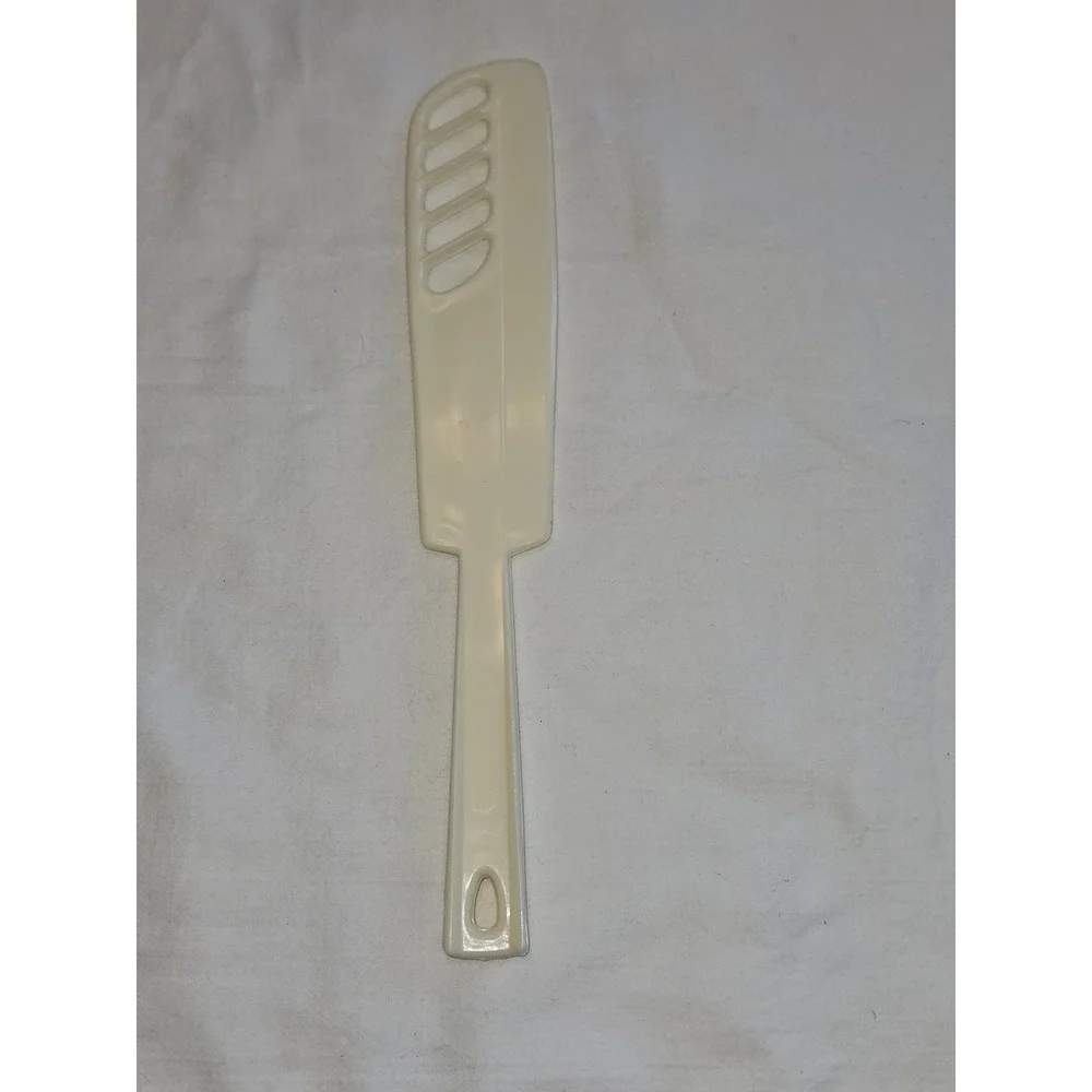 Vintage Stanley Hostess‎ Gift Quick Beater Scraper Get Acquainted White  Plastic